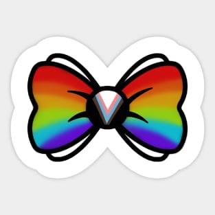 Pride Bow Tie Design Sticker